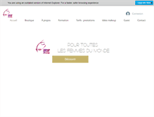 Tablet Screenshot of mb-beauty.com